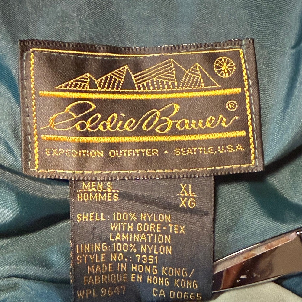 Vintage Eddie Bauer Gore-Tex Waterproof Expedition Outfitter Pants Men Size XL - Picture 12 of 16